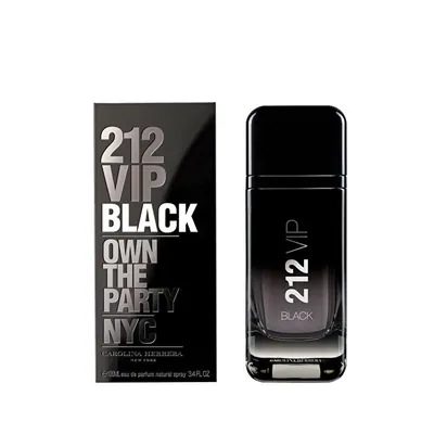 Carolina Herrera 212 VIP Black Men EDP görsel 1