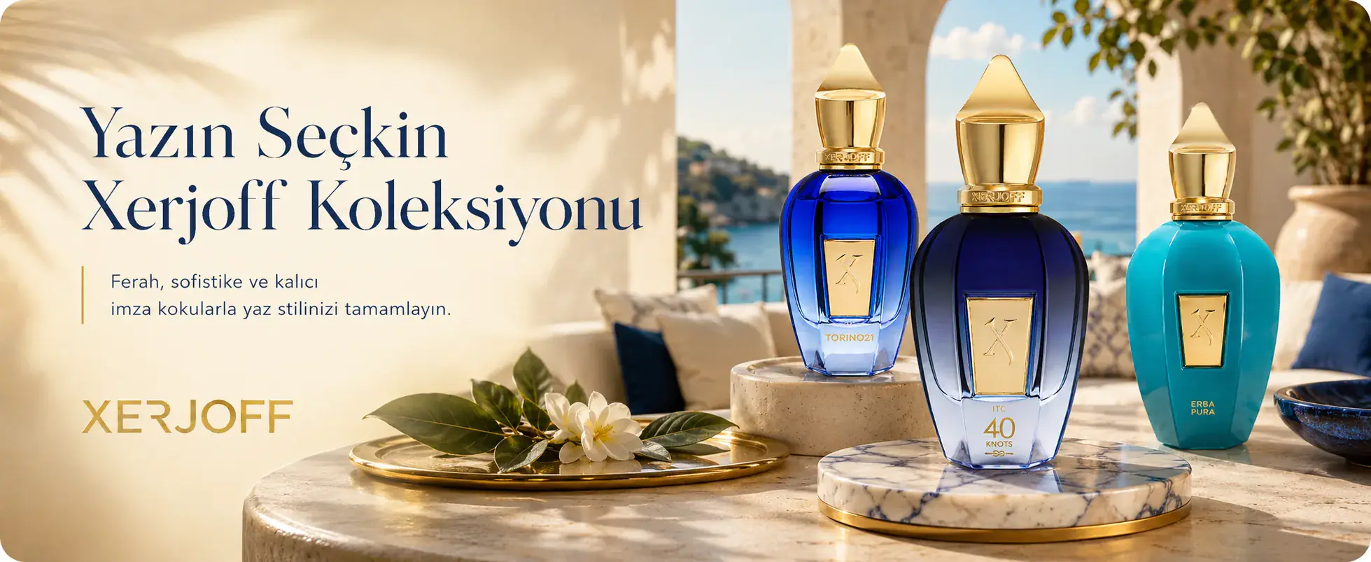 Yazın Seçkin Xerjoff Koleksiyonu — ferah, sofistike ve kalıcı imza kokularla yaz stilinizi tamamlayın